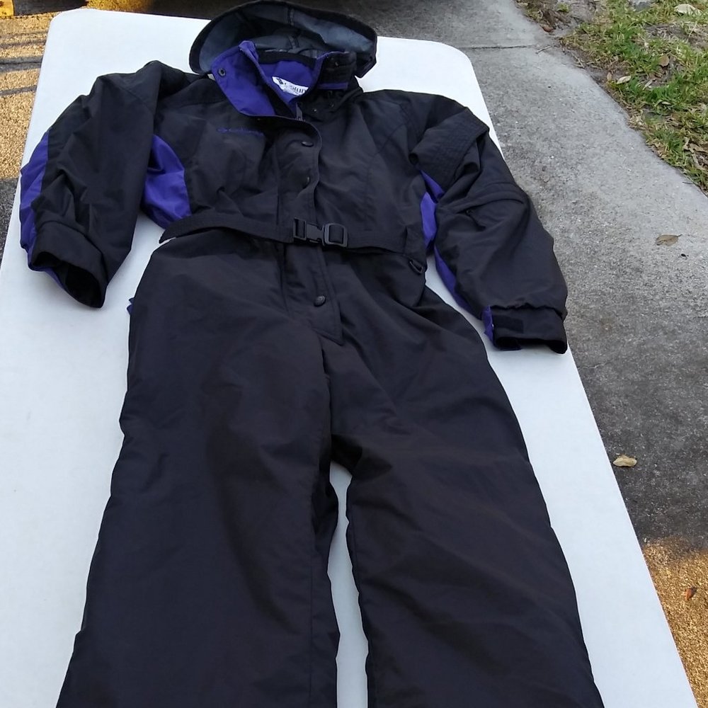 Columbia Black and Purple Jumpsuit